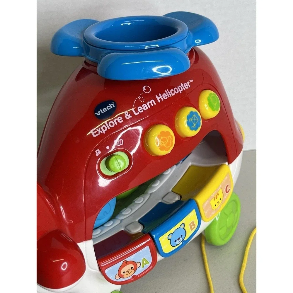 VTech Explore and Learn Helicopter Sounds, ABCs, Colors & Counting - Works!